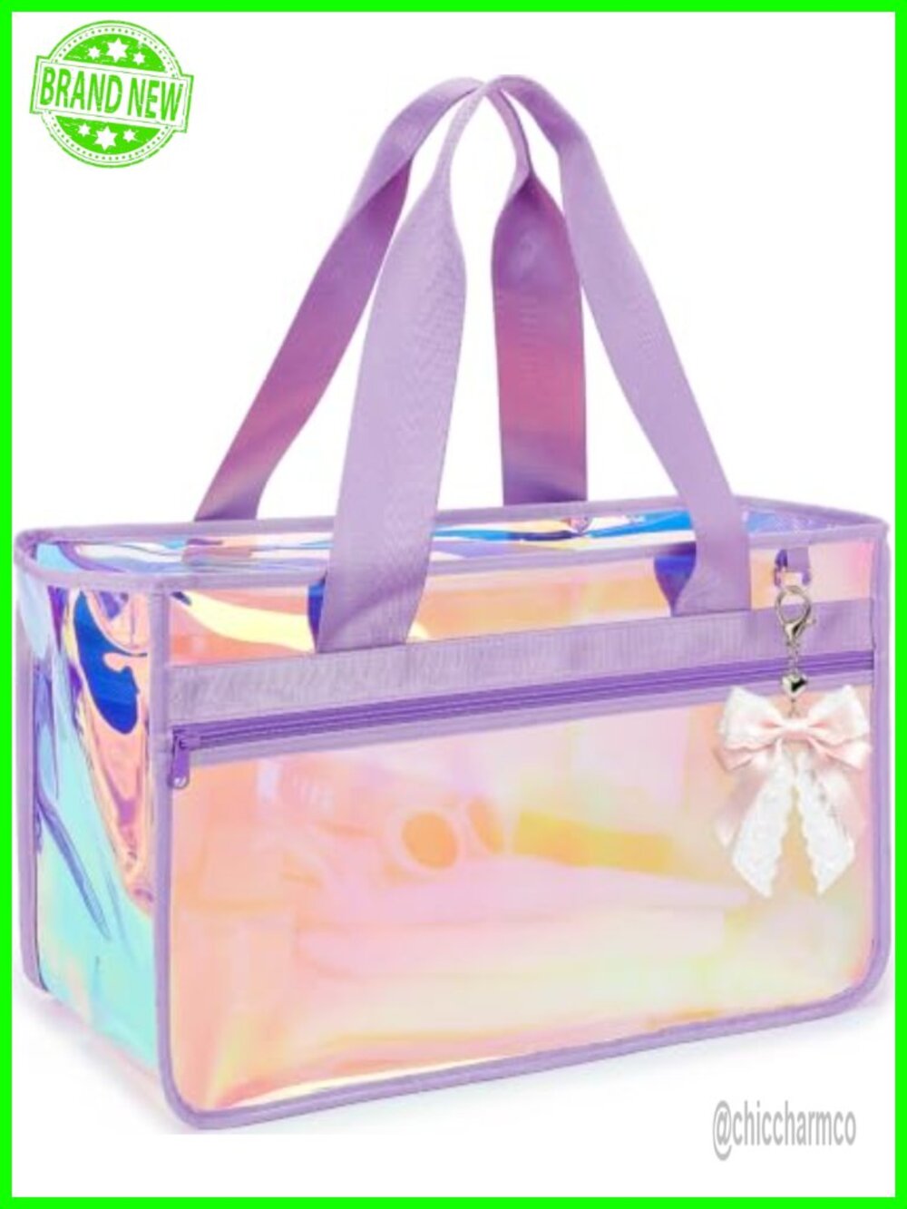 Large Jelly Tote Bag Waterproof TPU Beach Pool Gym Travel